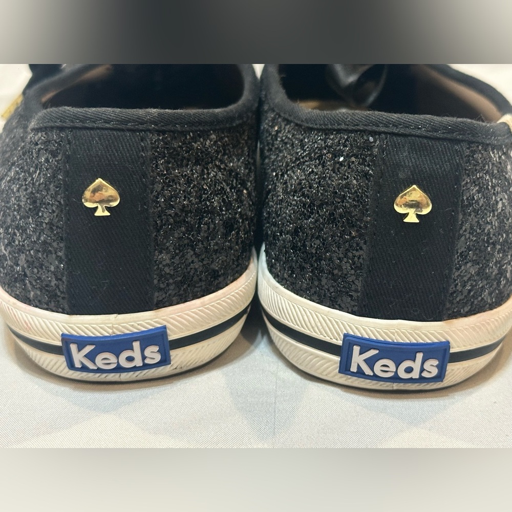 Keds x Kate Spade New York Women’s Glitter Sneakers in Black - Picture 4 of 11